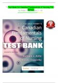 Canadian Fundamentals of Nursing 7thEdition Potter & PERRY’s Test Bank