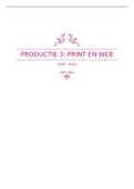 Productie 3: print en web