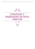 Strategie 3: onderzoek & data-analyse