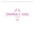 Strategie 3: theorie en excel