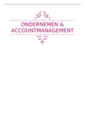 Productie 4: ondernemen en accountmanagement