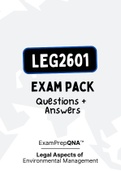 LEG2601 (Notes, ExamPACK, QuestionsPACK, Tut201 Letters)