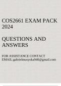 COS2661 Exam pack 2024(Formal Logic II)