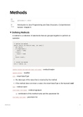 Class notes | Methods | Intro to Computer Programming (COMP150)  Introduction to Java Programming and Data Structures, ISBN: 9780134670942