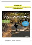 Solution Manual For Financial Accounting, 11th Edition by Jerry J. Weygandt, Paul D. Kimmel, Verified Chapters 1 - 13, Complete Newest Version