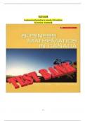 Test Bank for Business Mathematics In Canada 10th edition F. Ernest Jerome, Tracy Worswick