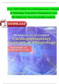 FULL TEST BANK For Cardiopulmonary Anatomy & Physiology: Essentials Of Respiratory Care 6th Edition By Terry Des Jardins (Author) Graded A+ 9780840022585 Newest Version Instant Pdf Download