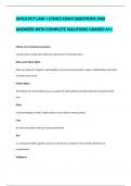 AMCA PCT LAW + ETHICS EXAM QUESTIONS AND ANSWERS WITH COMPLETE SOLUTIONS GRADED A++