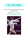 Memmler’s The Human Body in Health and Disease 14th Edition Cohen Hull Test Bank