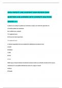 AMCA PATIENT CARE ASSISTANT EXAM REVIEW EXAM QUESTIONS AND ANSWERS WITH COMPLETE SOLUTIONS GRADED A++