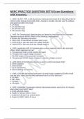 NERC PRACTICE QUESTION SET 5 Exam Questions with Answers.