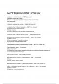 ADPP Session 2 Mid-Terms law Exam Questions with complete solutions latest 2024/2025( A+ GRADED 100% VERIFIED).