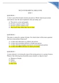 NR 224 FUNDAMENTAL SKILLS ONE QUIZ 1GRADED A PLUS