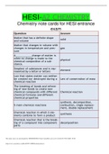 HESI-A2 CHEMISTRY 