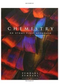 Chemistry An Atoms First Approach 2nd Edition Zumdahl Test Bank