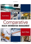 Comparative Health Information Management 4th Edition Peden Test Bank