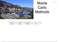 Monte Carlo Methods