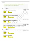 6551-Review Test with Rationale Week 6 Midterm Exam Nov.QTR (GUARANTEED PASS)