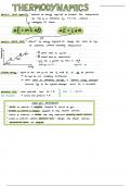 Summary -  Unit 9 - Thermodynamics