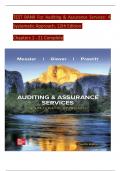 Solution Manual For Auditing & Assurance Services: A Systematic Approach, 12th Edition By William Messier Jr, Steven Glover, Verified Chapters 1 - 21, Complete Newest Version