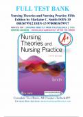 Test Bank For Nursing Theories and Nursing Practice 5th Edition By Marlaine C. Smith ISBN 9780803679917 Chapter 1-33 | Complete Guide A+