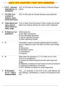  AAPC CPC CHAPTER 3 TEST WITH ANSWERS