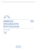 Volledige samenvatting Arbeids en organisatiepsychologie