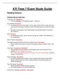 ATI Teas 7 Exam Study Guide