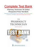 Pharmacy Technician 7th Edition Perspective Press Test Bank