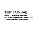 TEST BANK FOR MEDICAL-SURGICAL NURSING CRITICAL THINKING IN CLIENT CARE 4TH EDITION 2024 LATEST UPDATE BY PRISCILLA LEMONE.pdf