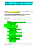 BIOD 171-Lab 8-AH08 Biochemical Assays for Bacterial Antigen Detection notes-20222-2023