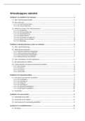 Samenvattingen Statistiek 1 , Gedragsneurowetenschappen, Mens & Organisatie en Sociale Psychologie - alles geslaagd 1e zit