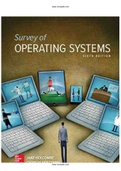 Survey of Operating Systems 6th Edition Holcombe Test Bank