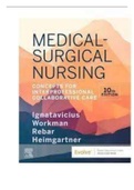 Medical Surgical Nursing 10th Edition Ignatavicius Workman Test Bank