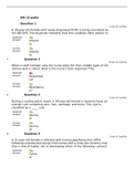 NURS 6051 patho wk1 quiz completed with correct  Answers