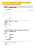 CRJ 100 Week 5 Midterm Quiz COMPLETE QQUESTIONS WITH ANSWERS LATEST 2022/2033.