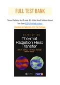 Thermal Radiation Heat Transfer 6th Edition Howell Solutions Manual