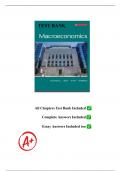 Test Bank for Macroeconomics, 16th Canadian Edition by Campbell R. McConnell