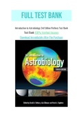 Introduction to Astrobiology 3rd Edition Rothery Test Bank