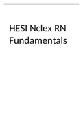 HESI Nclex RN Fundamentals