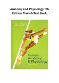 Anatomy and Physiology 7th Edition Marieb Test Bank