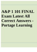 a&P Bio module 1 upto 8 with final exam