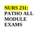 NURS 231: PATHO ALL MODULE EXAMS