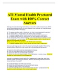 ATI MENTAL HEALTH PRACTICE EXAM A,B,C