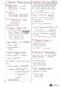 Summary Chemistry : chemical thermodynamics - short notes