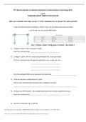 IFT 266 Introduction to Network Information Communication Technology (ICT) Lab 5