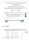 IFT 266 Introduction to Network Information Communication Technology (ICT) Lab 6 Switch Configuration (Speed & Duplex)