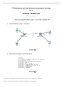 IFT 266 Introduction to Network Information Communication Technology Lab 14 Routing with a Multilayer Switch