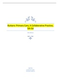 TEST BANK for Primary Care - A Collaborative Practice, 5th Edition_Terry Buttaro | Primary Care A Collaborative Practice_ALL 250 CHAPTERS with Questions and Answers with Rationale