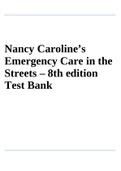 Nancy Caroline’s Emergency Care in the Streets – 8th edition Test Bank